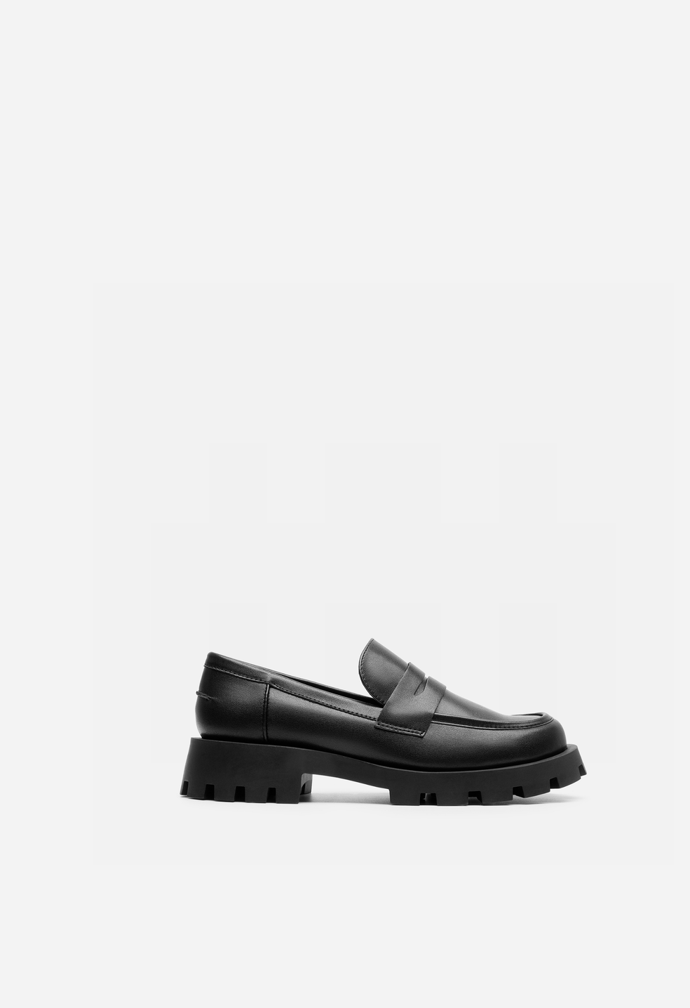 Mocasines de plataforma con suela de tacos de mujer