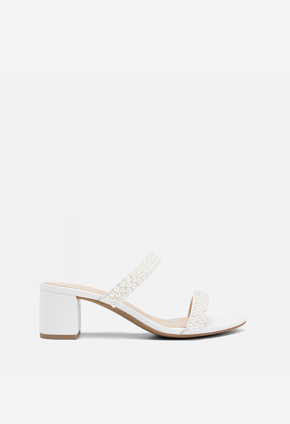 Sandalias de pala de tacón ancho y grueso de mujer