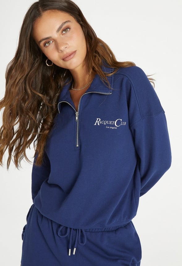 Sudadera con media cremallera
