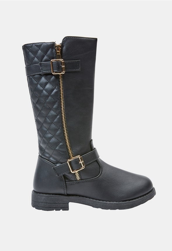 Botas moteras altas acolchadas infantil