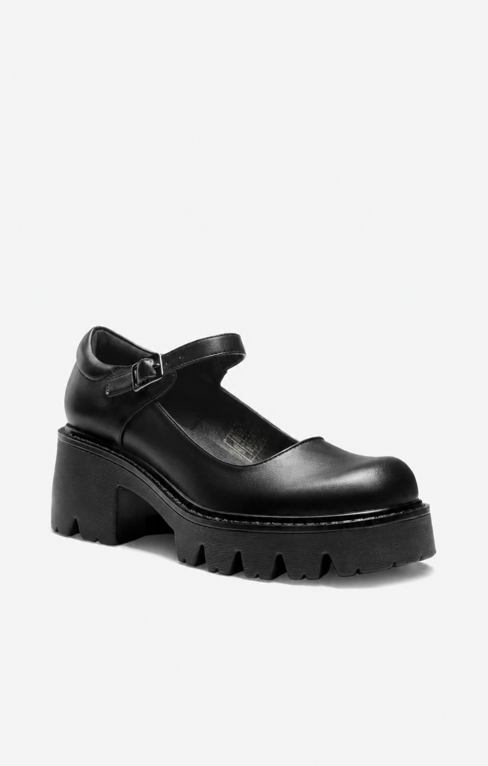 Zapatos de salón Mary Jane de plataforma gruesa de mujer
