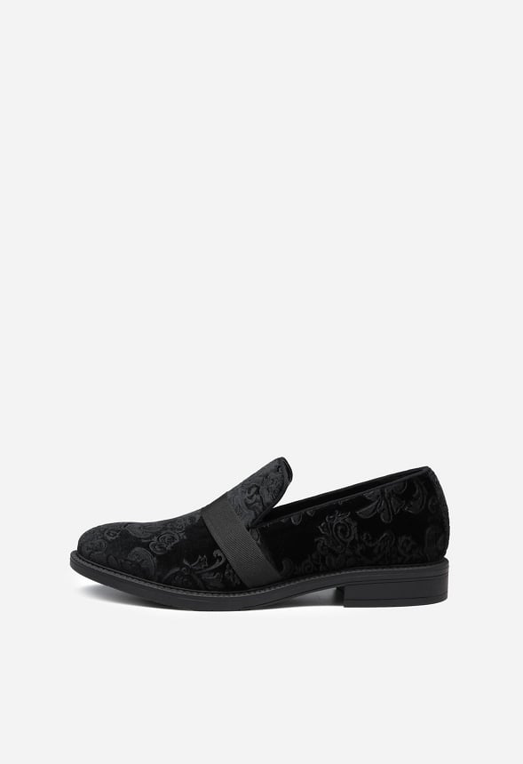 Zapatos de vestir de terciopelo para esmoquin de hombre