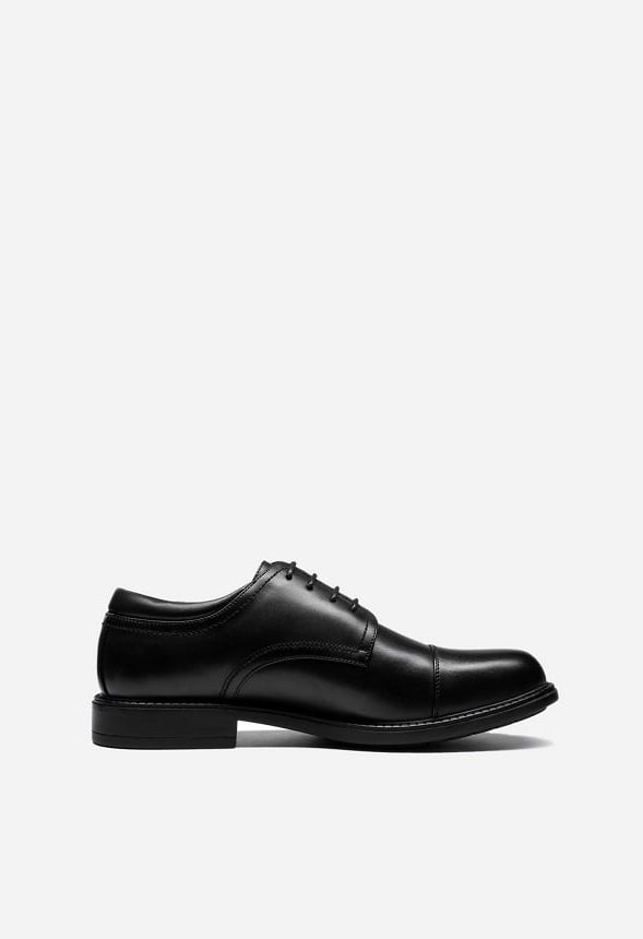 Zapatos Oxford de vestir clásicos con puntera redonda reforzada de hombre