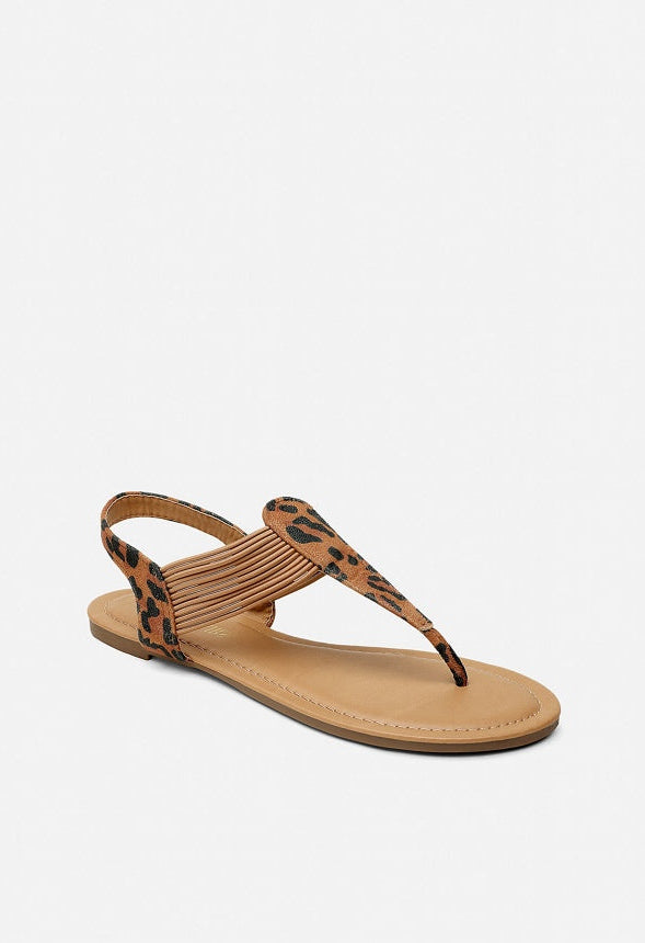 Sandalias gladiadoras de dedo con tiras elásticas y tobillera de mujer