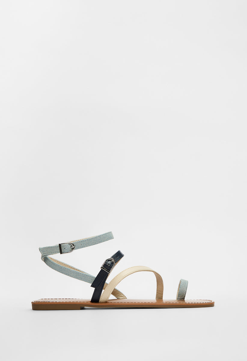 Sandalias gladiadoras planas Cameryn