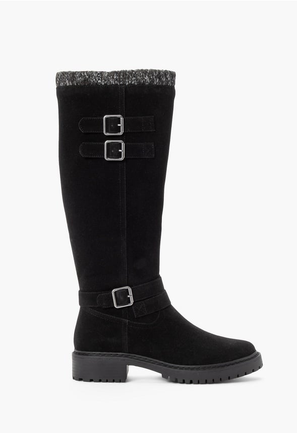 Botas altas con detalle de hebilla Noel