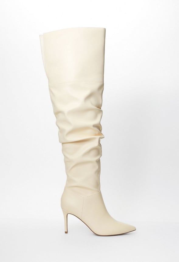 Botas slouchy de tacón de aguja Shona