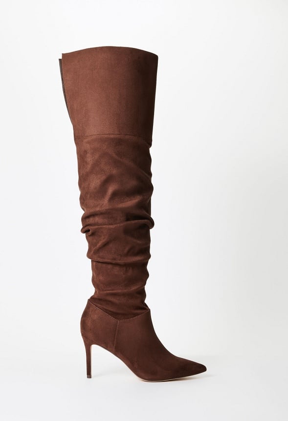 Botas slouchy de tacón de aguja Shona