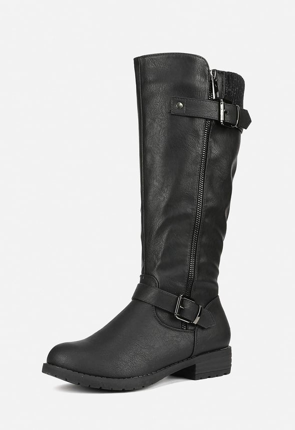 Botas de montar hasta la rodilla de tacón bajo