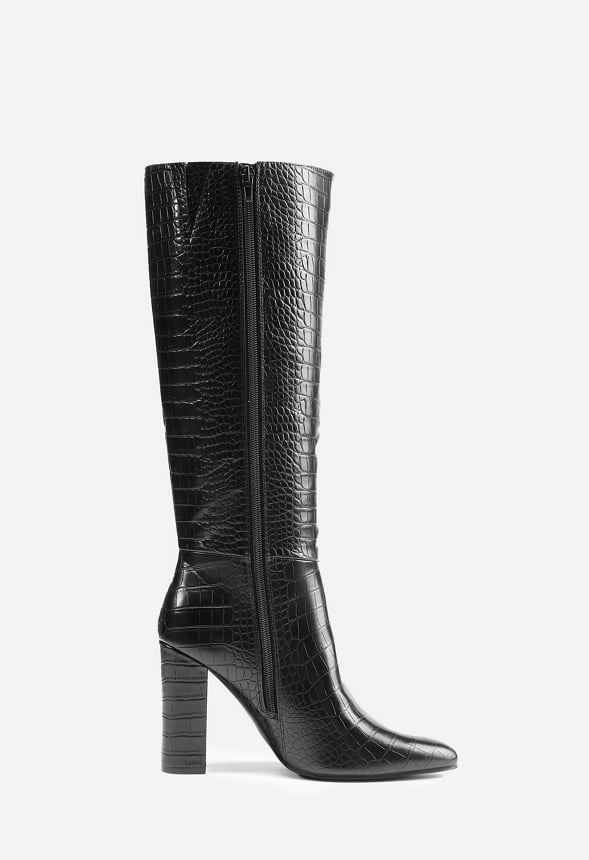 Botas hasta la rodilla con cremallera