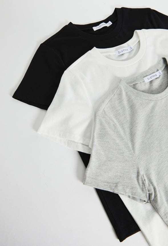 Pack de 3 camisetas básicas