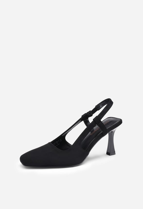 Zapatos de salón destalonados con aberturas