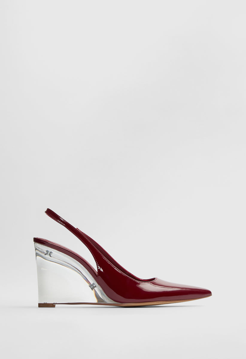 Zapatos de salón destalonados de cuña Bria