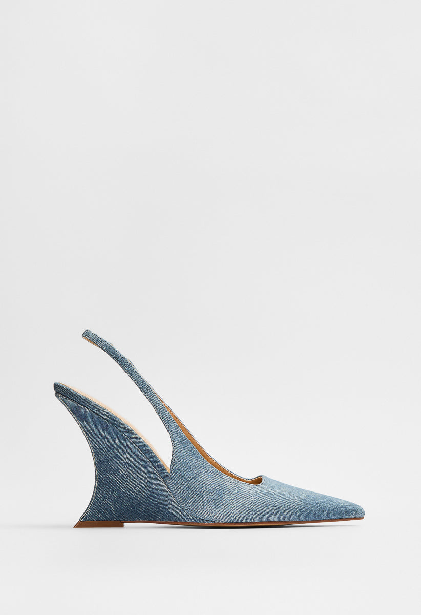 Zapatos de salón destalonados de cuña Gigi