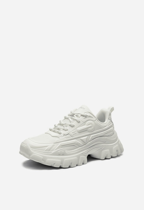 Zapatillas con plataforma y cordones
