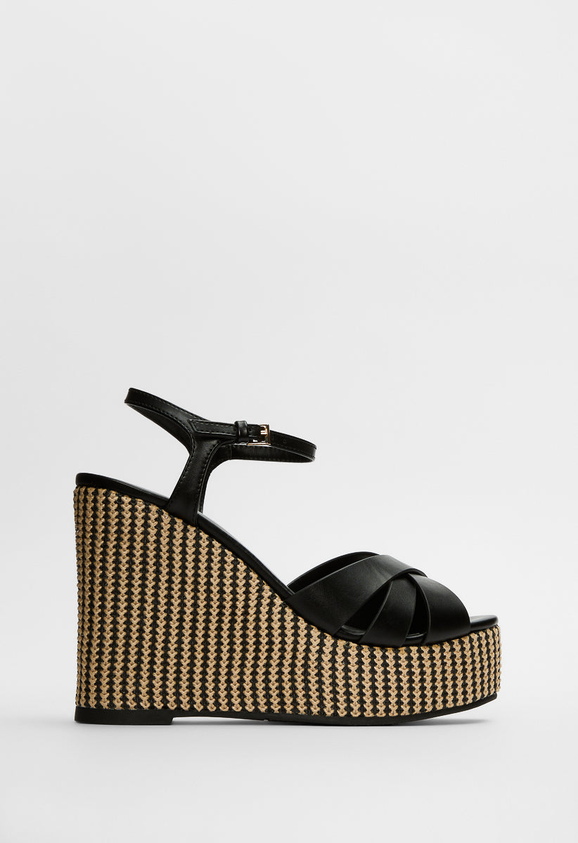 Sandalias de cuña con plataforma Amira