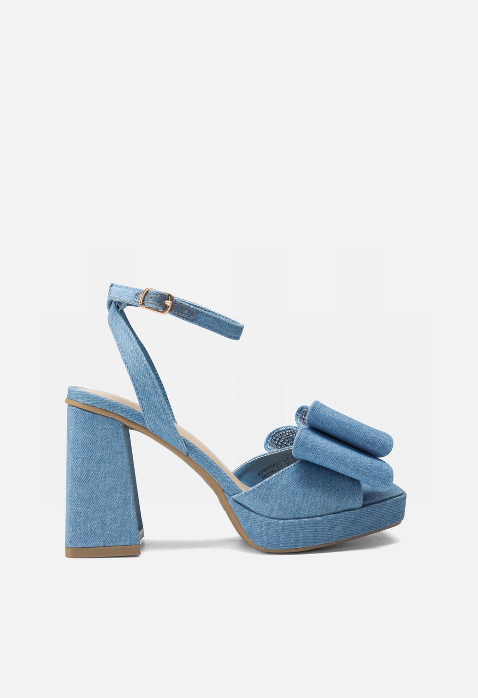 Sandalias de tacón grueso con plataforma de vestir de moda de mujer