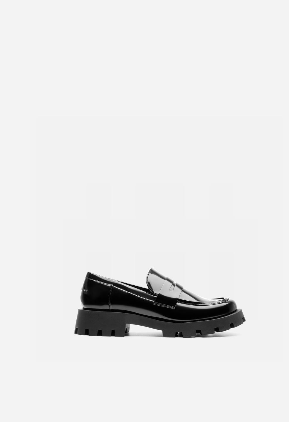 Mocasines de plataforma con suela de tacos de mujer